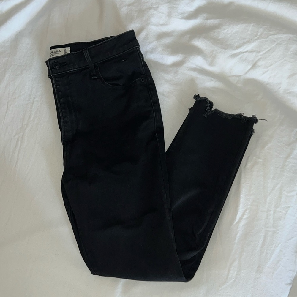 Abercrombie High Rise Super Skinny Ankle Jeans